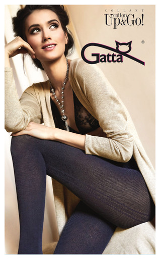 Хлопковые колготки UP&GO COTTON GATTA